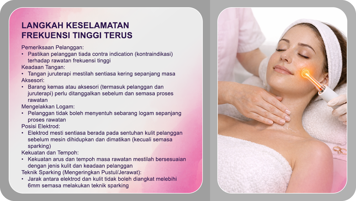 Langkah Keselamatan Frekuensi Tinggi Terus (Kiri)